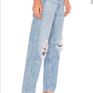 Revolve Agolde 90s Mid Rise Loose Fit in Fall Out